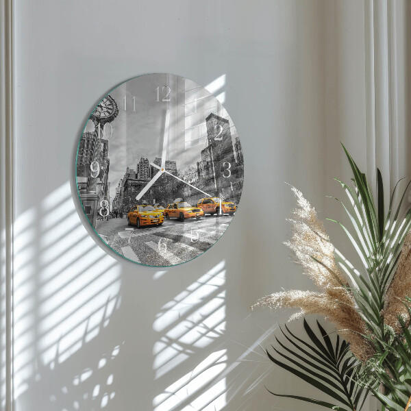Orologio rotondo Taxi