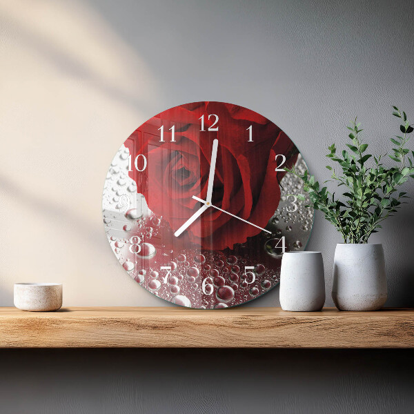 Orologio rotondo Rosa