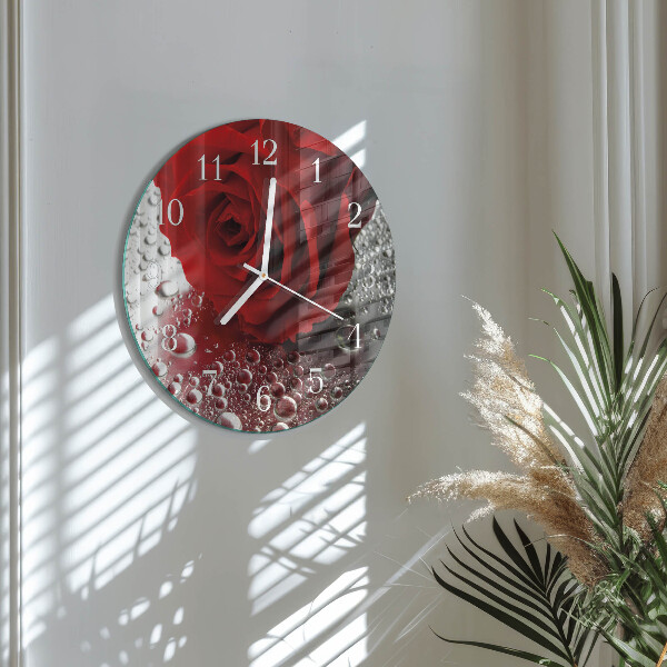 Orologio rotondo Rosa
