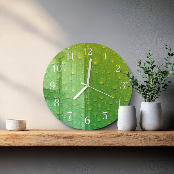 Orologio rotondo Gocce