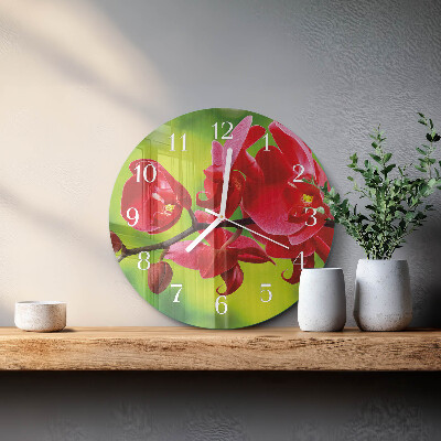 Orologio rotondo Orchidea