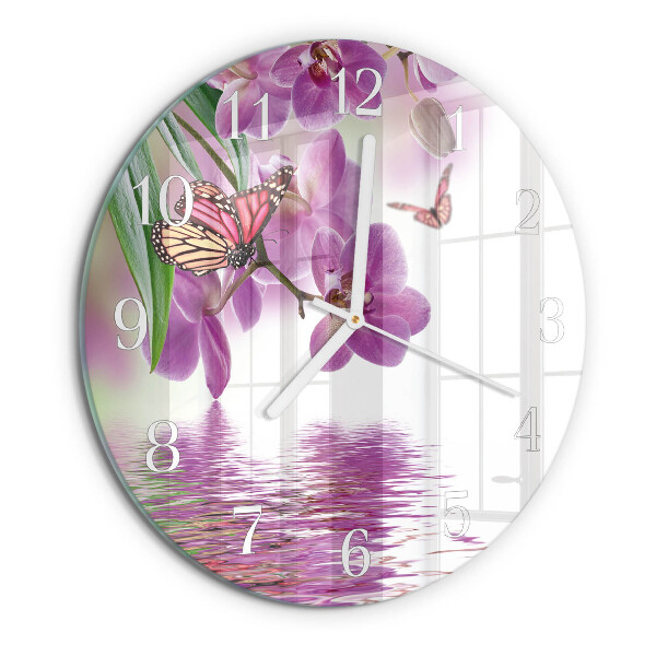 Orologio rotondo Farfalle