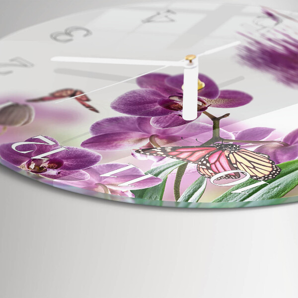 Orologio rotondo Farfalle