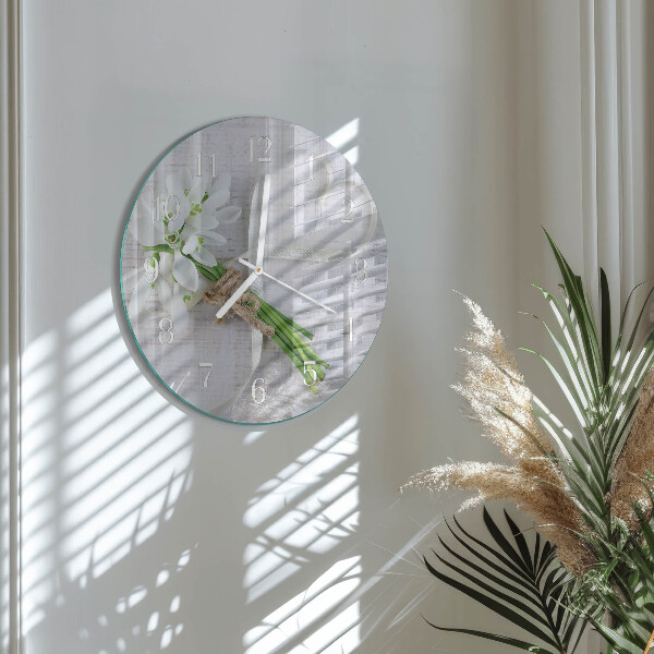 Orologio rotondo Bouquet di fiori