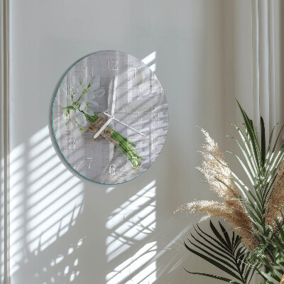 Orologio rotondo Bouquet di fiori