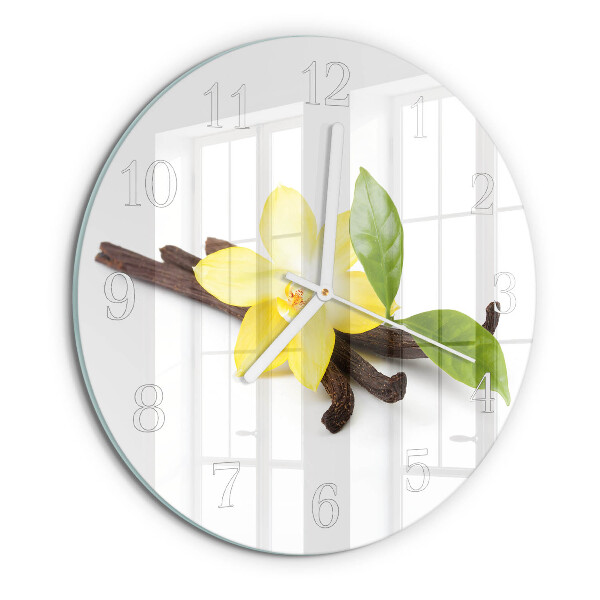 Orologio rotondo Orchidea Vaniglia