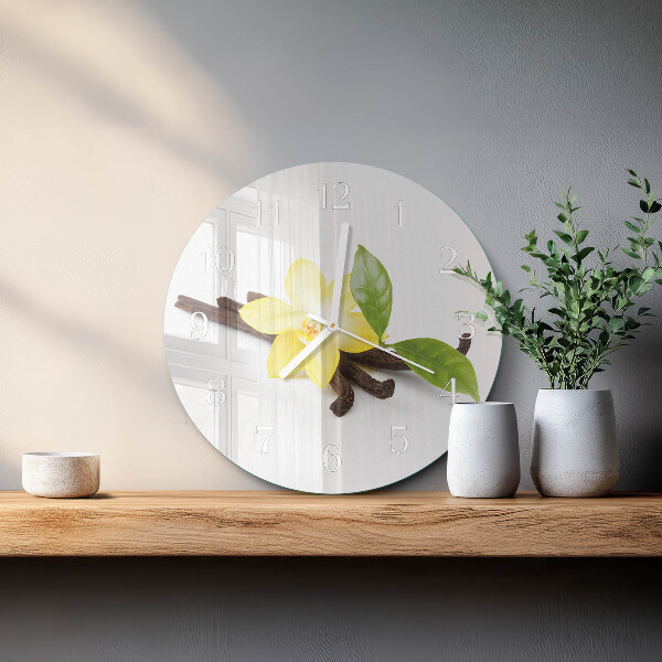 Orologio rotondo Orchidea Vaniglia
