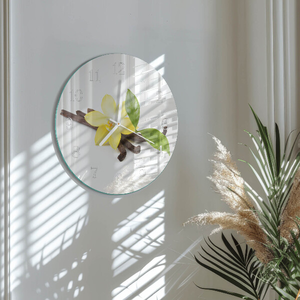 Orologio rotondo Orchidea Vaniglia