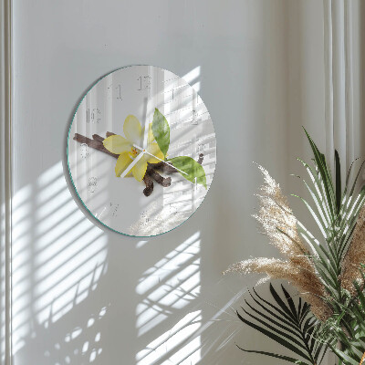 Orologio rotondo Orchidea Vaniglia