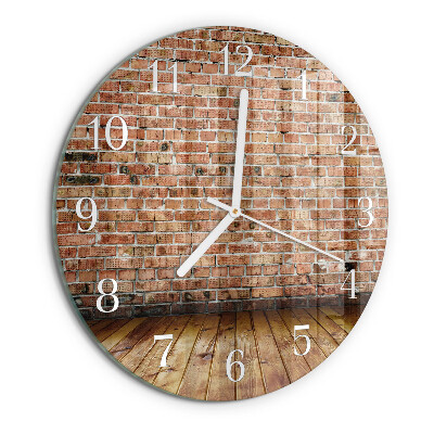 Orologio rotondo Mattone