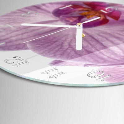 Orologio rotondo Orchidea