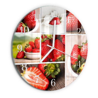 Orologio rotondo Fragole
