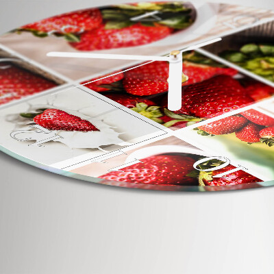 Orologio rotondo Fragole