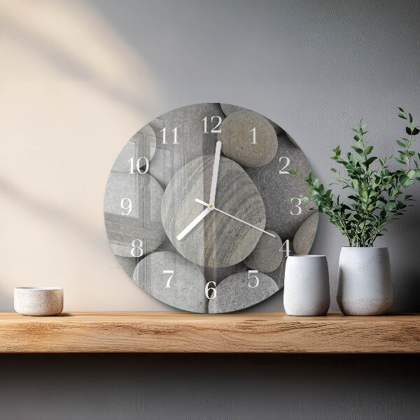 Orologio rotondo Pietre