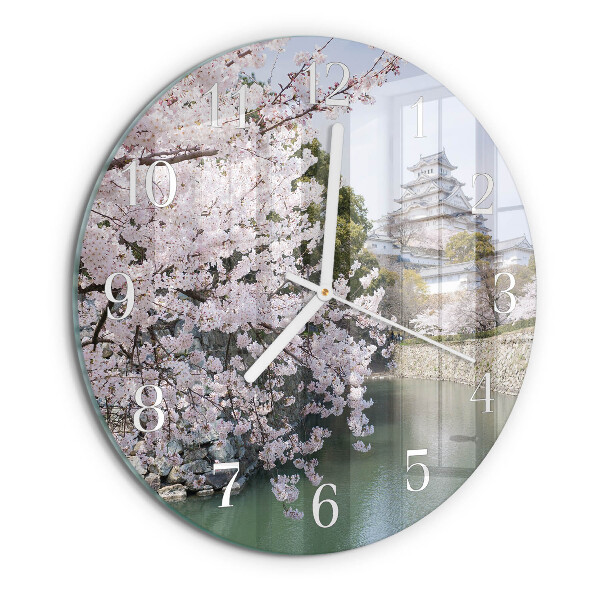 Orologio rotondo Alberi di ciliegio