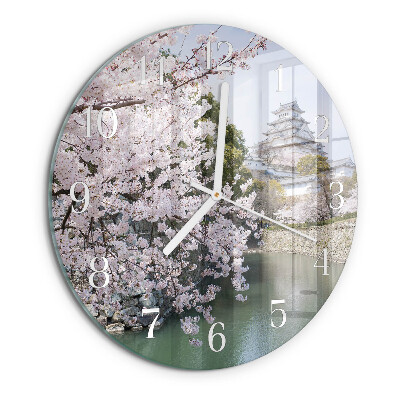 Orologio rotondo Alberi di ciliegio