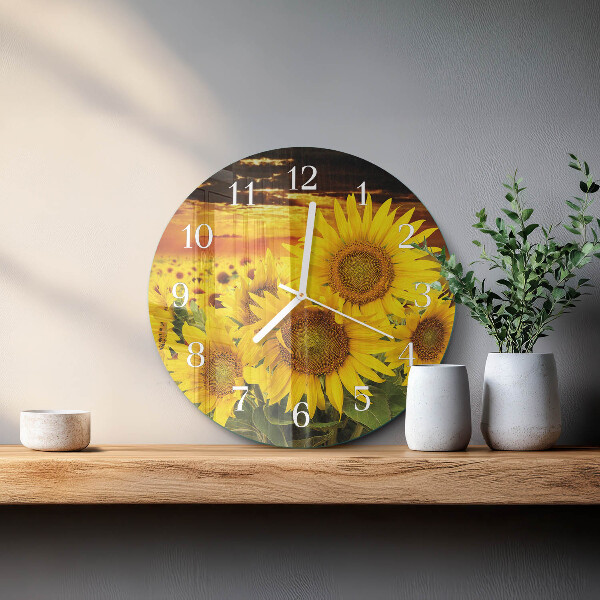 Orologio rotondo Girasoli