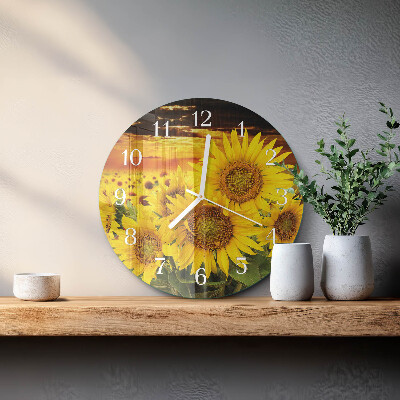Orologio rotondo Girasoli