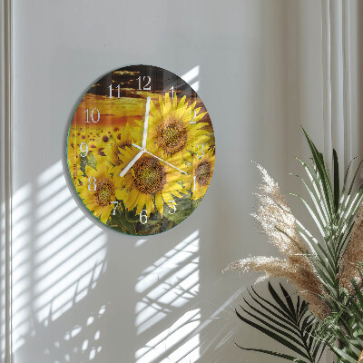 Orologio rotondo Girasoli