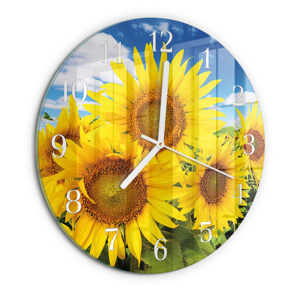 Orologio rotondo Girasoli