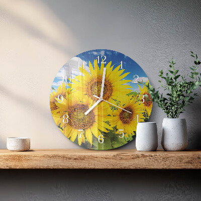 Orologio rotondo Girasoli
