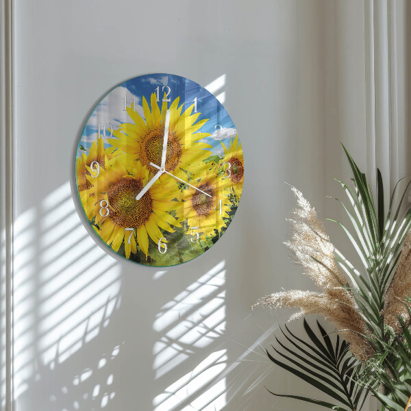 Orologio rotondo Girasoli