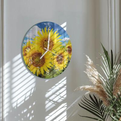 Orologio rotondo Girasoli
