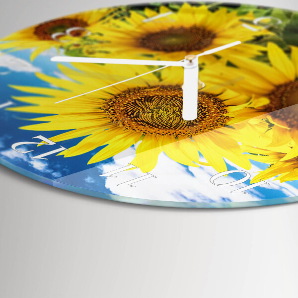 Orologio rotondo Girasoli