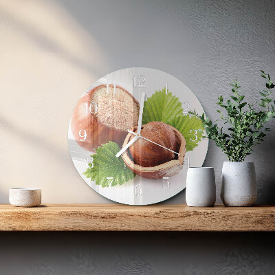Orologio rotondo Nocciole