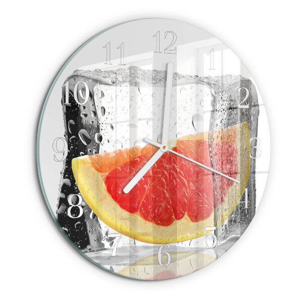 Orologio rotondo Gelato al pompelmo