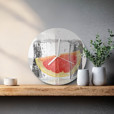 Orologio rotondo Gelato al pompelmo