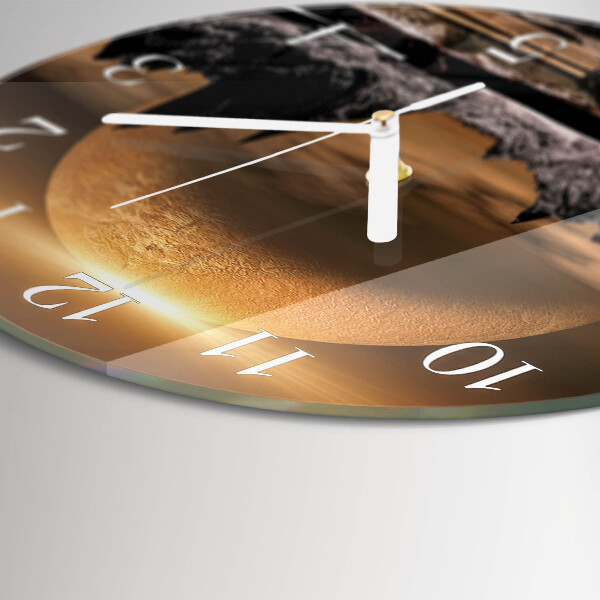 Orologio rotondo Montagne
