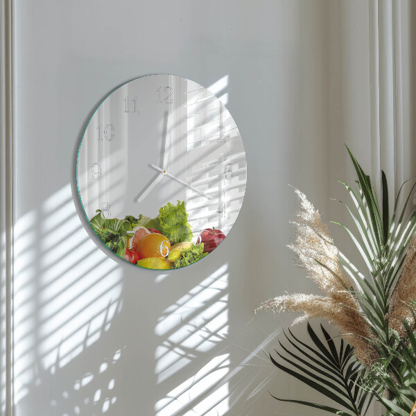 Orologio rotondo Verdure