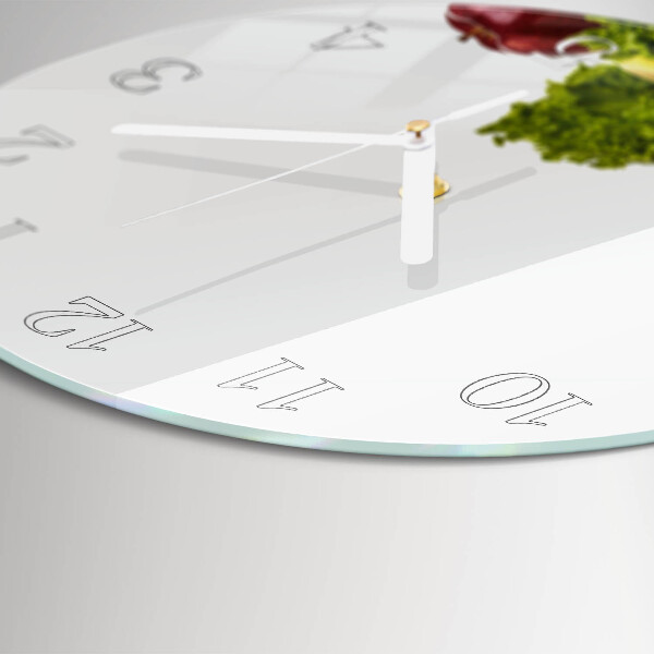 Orologio rotondo Verdure