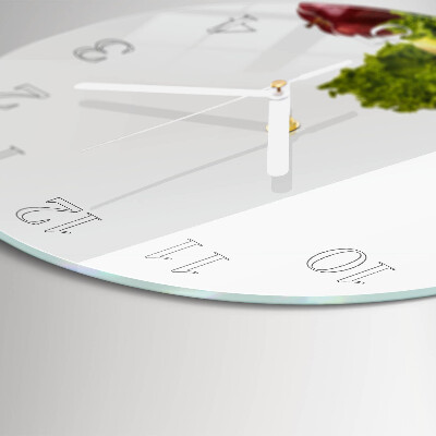 Orologio rotondo Verdure