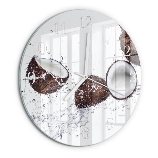 Orologio rotondo Noci di cocco