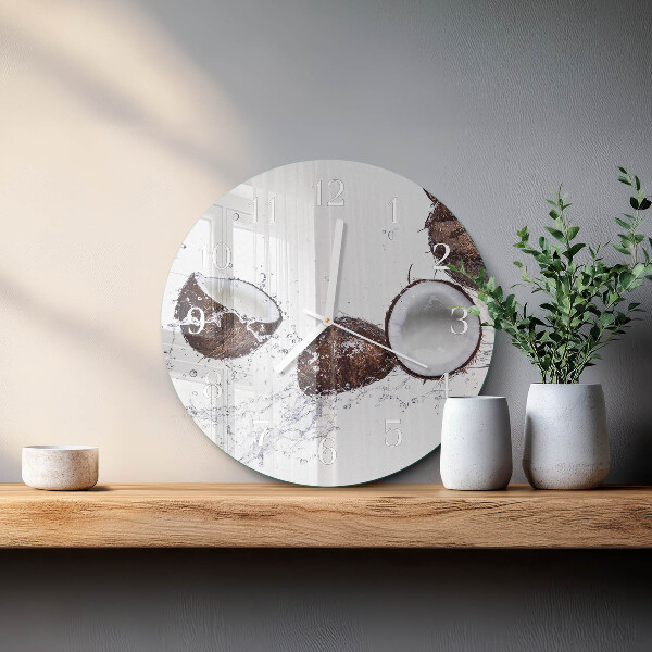 Orologio rotondo Noci di cocco