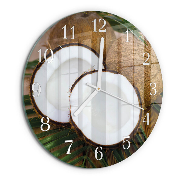 Orologio rotondo Noci di cocco