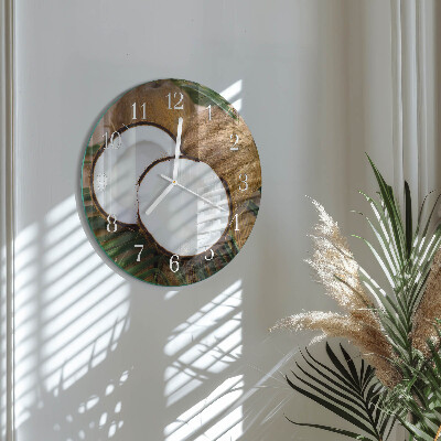 Orologio rotondo Noci di cocco