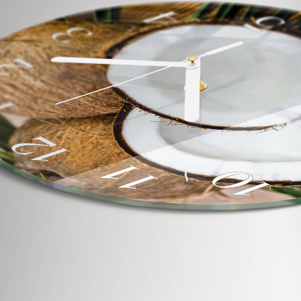 Orologio rotondo Noci di cocco