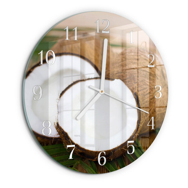Orologio rotondo Noci di cocco
