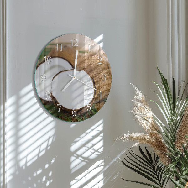 Orologio rotondo Noci di cocco