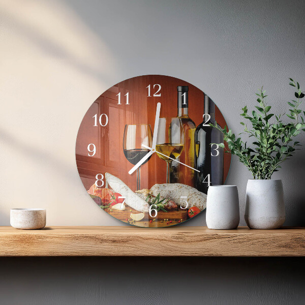 Orologio rotondo Vino