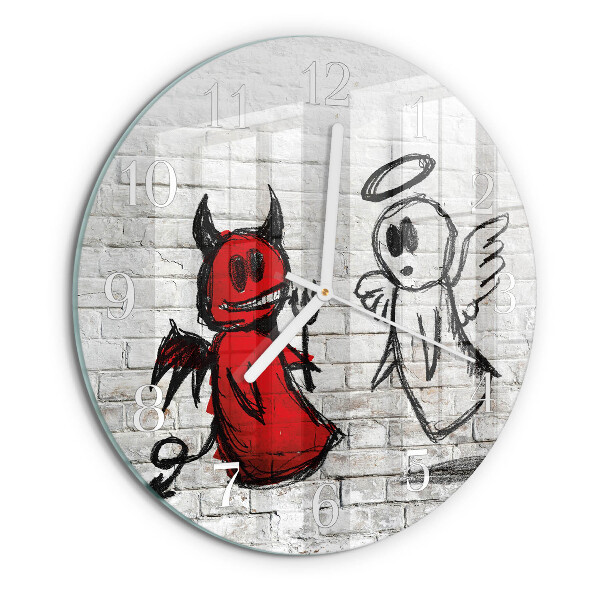 Orologio rotondo Angelo Diavolo