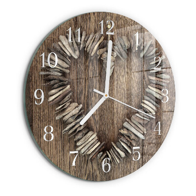 Orologio rotondo Cuore