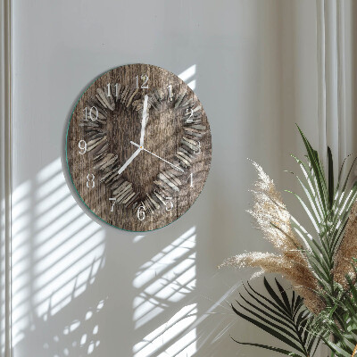 Orologio rotondo Cuore