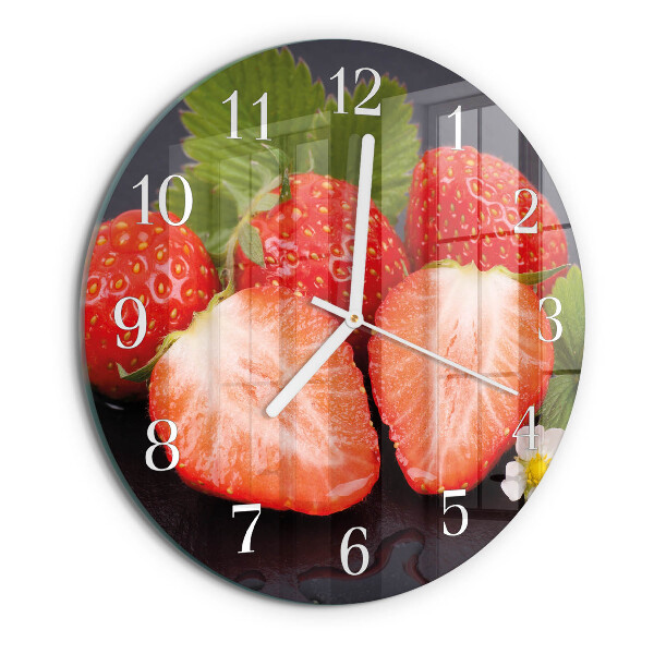 Orologio rotondo Fragole