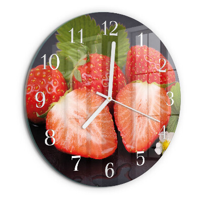 Orologio rotondo Fragole
