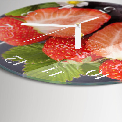 Orologio rotondo Fragole