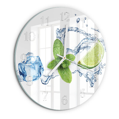 Orologio rotondo Menta